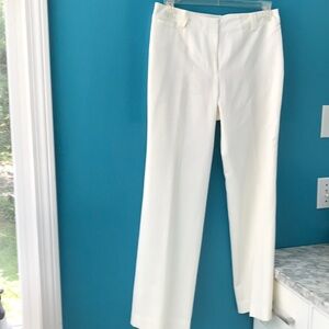 Ann Taylor size 10 petite off-white pants.